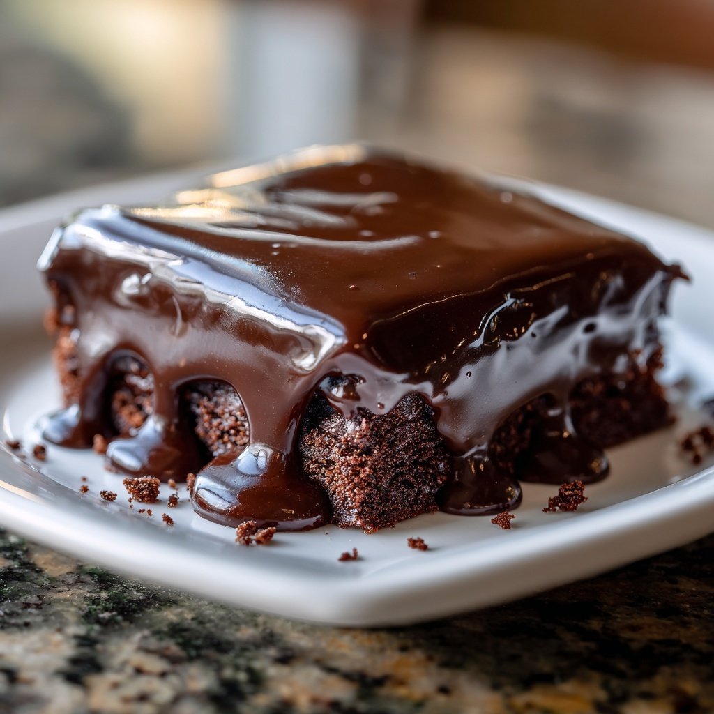 Chocolate Ganache Sheet Cake