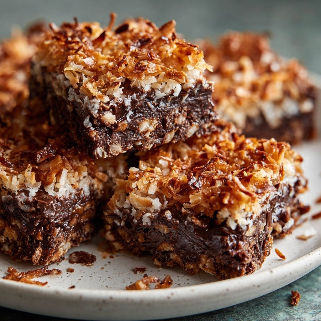 Chocolate Coconut Snack Bars