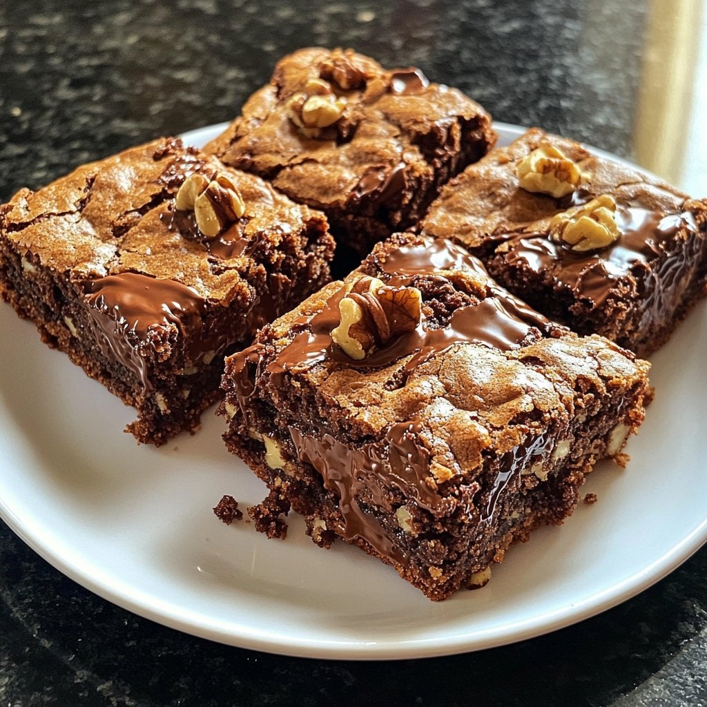 The Best Fudgy Chewy Brookies