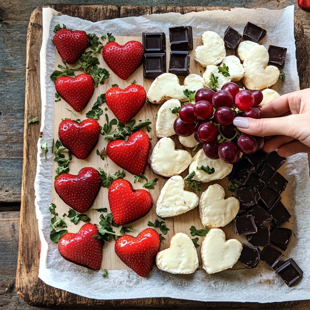 Romantic Valentines Charcuterie Board