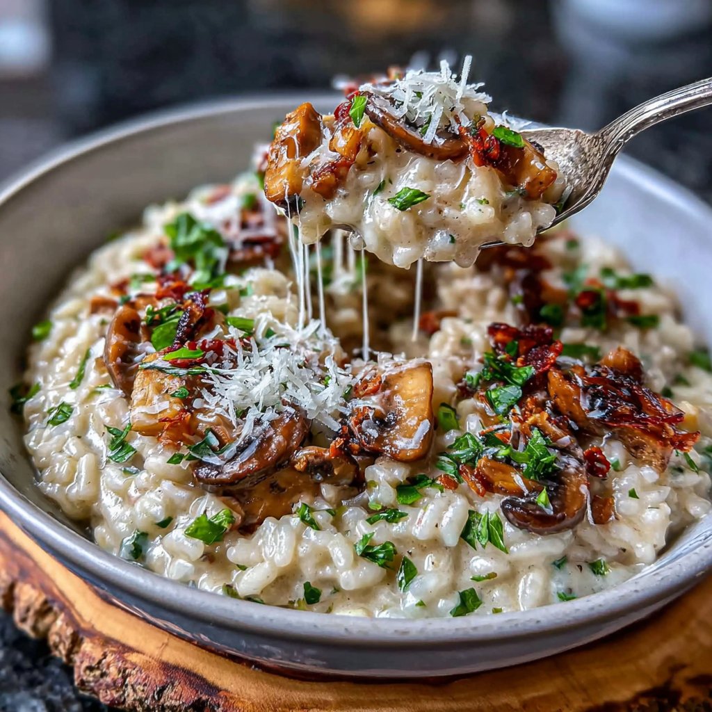 Creamy Mushroom Risotto