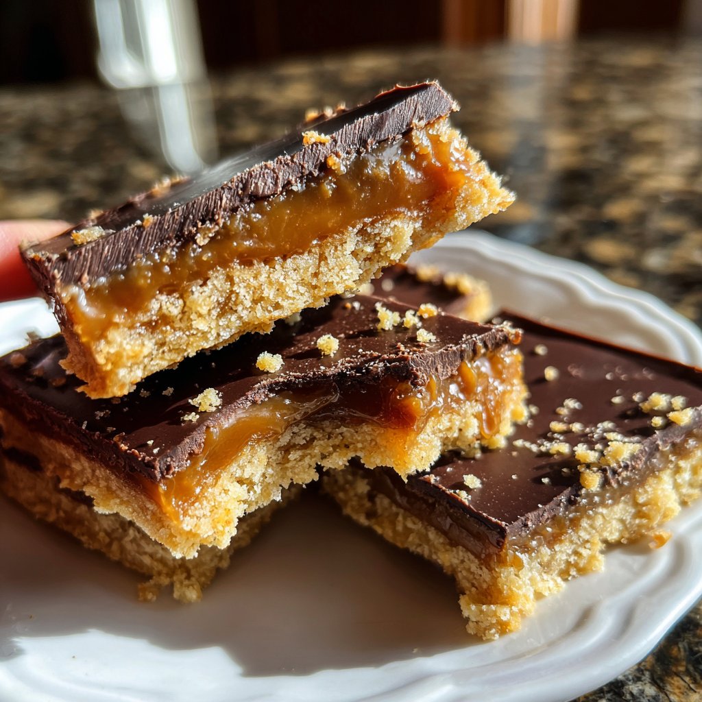 Chocolate Caramel Shortbread