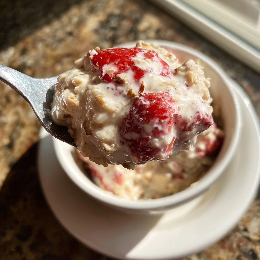 Strawberry Cheesecake Oatmeal