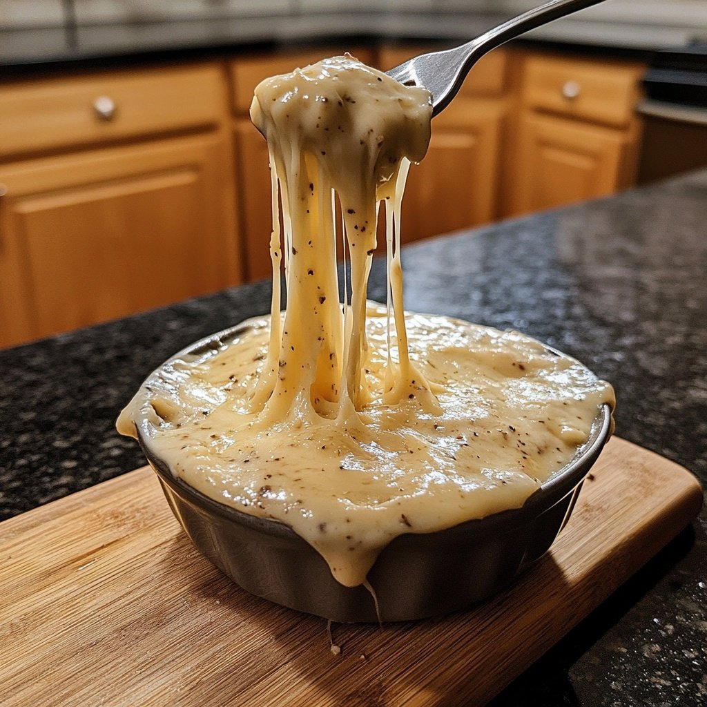 Fondue with Smoked Cheese