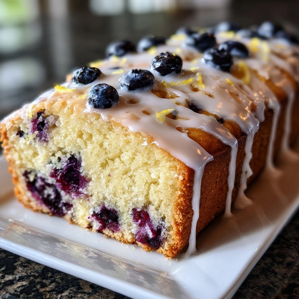 Baking & Desserts Lemon Blueberry Loaf Cake