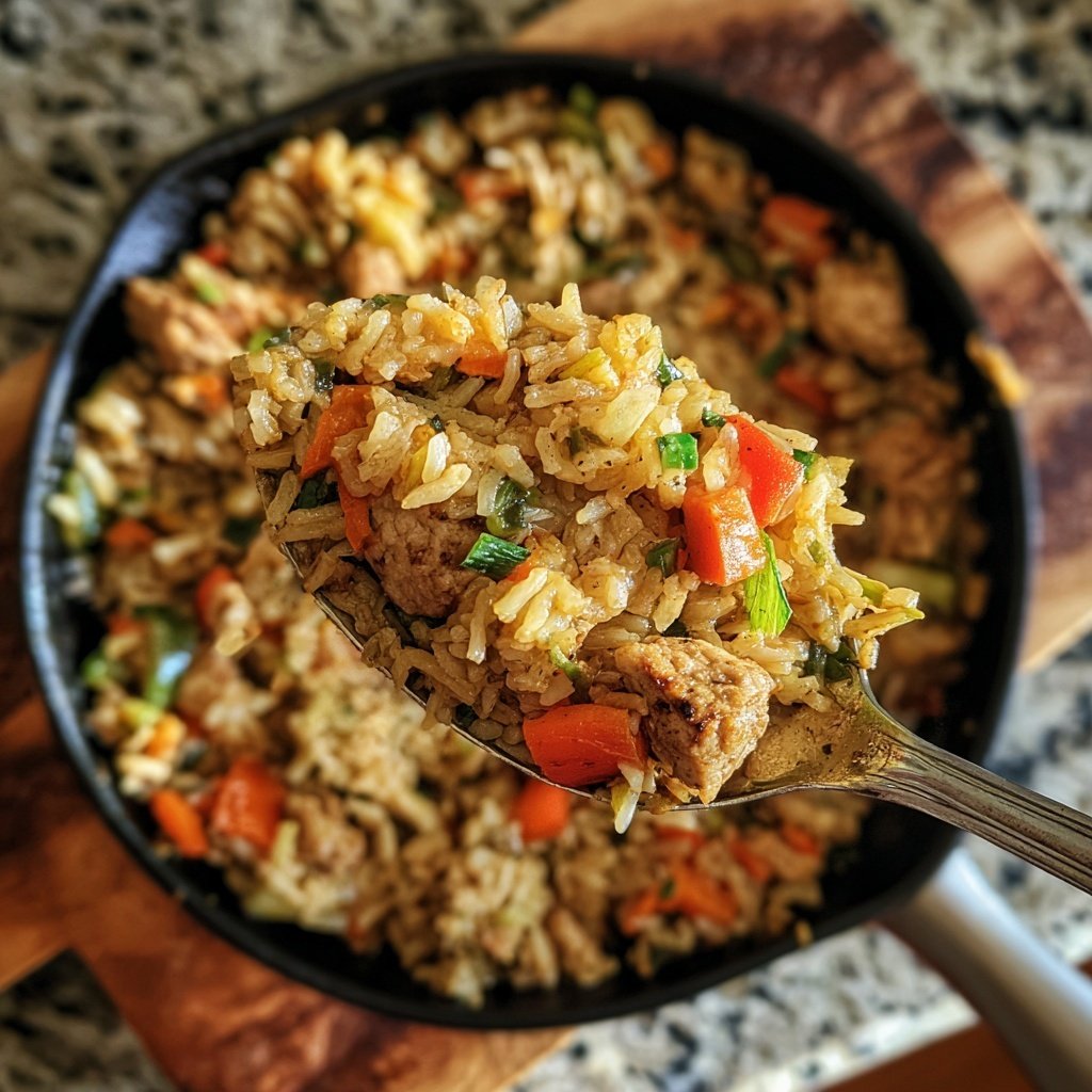 Healthy Turkey And Rice Skillet