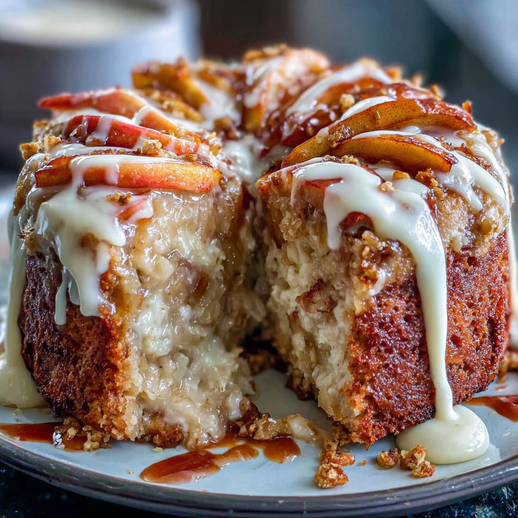 Soft Baked Cinnamon Apple Cake