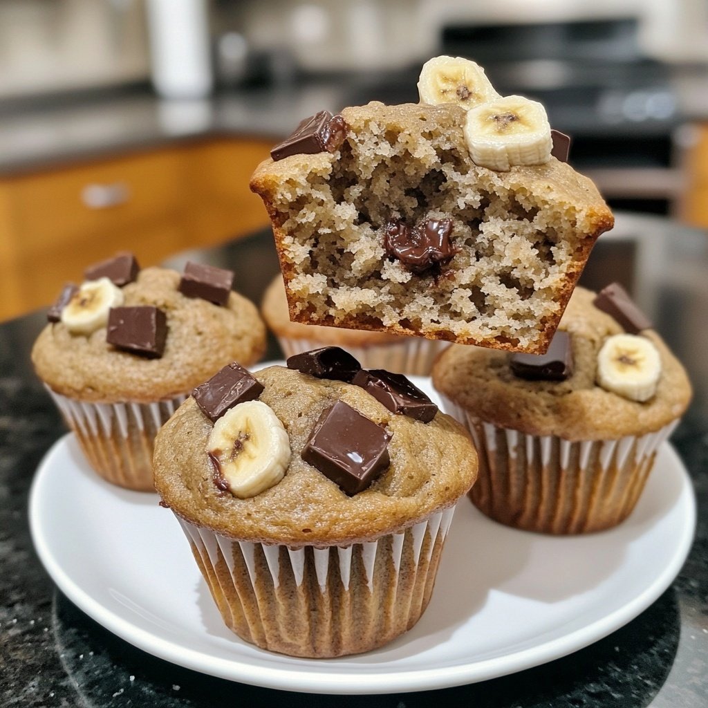 Banana Chocolate Chip Muffins